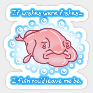 De-Motivational Blobfish Sticker